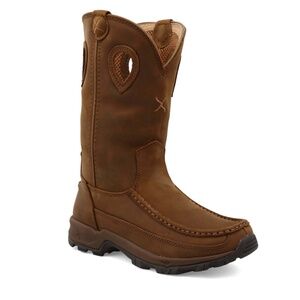 TWISTED X WOMEN'S BROWN PULL ON HIKER WORK BOOT